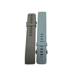Fitbit Charge 3 Replacement Silicone Bands Sport Women Men Adjustable Blue Grey